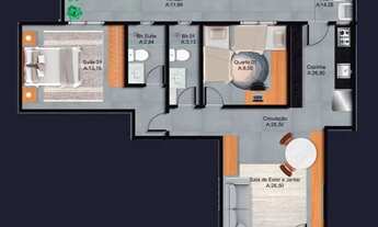 Imagem: CASA COM 61.53 m² - TUPI - PRAIA GRANDE