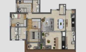 Imagem 3: Apartamento com 3 quartos à venda em Mirandópolis - SP