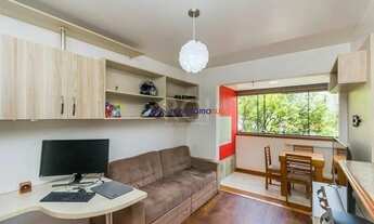 Imagem 2: Apartamento para Venda - 43m², semi mobiliado, 1 dormitório, churrasqueira e 1 vaga de gar