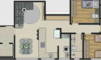 Imagem 3: Melhor 3 e 4 Quartos Suite Varanda 2 Vagas - 102m² - Nova Suíça