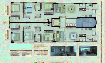 Imagem 4: Fase final - 3 quartos com 2 vagas