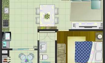 Imagem 6: Apartamento à venda, 1 quarto, 1 suíte, Vila Lenzi - Jaraguá do Sul/SC