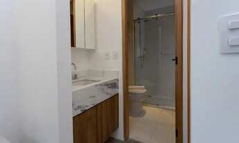 Imagem 4: Studio novinho e todo mobiliado com varanda no Brooklin. Incrível!