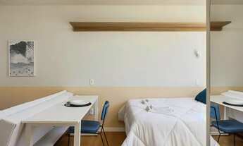 Imagem 2: Aluguel: Apartamento 100% Mobiliado com 1 quarto, 5min da praia. Em Condomínio Residencial