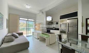 Imagem 2: Apartamento de 1 dormitório, sacada com churrasqueira e sol da manhã