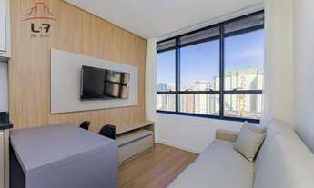 Imagem 3: Apartamento com 1 dormitório para alugar, 26 m² por R$ 3.220,00/mês - Centro - Curitiba/PR