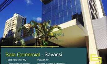 Imagem: Salas à venda, 66 m² - Savassi - Belo