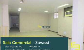 Imagem: Sala/Sobre Loja para alugar, 100 m² - Savassi