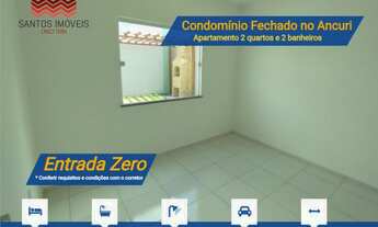 Imagem 2: SI: Entrada Zero, Apartamento em condomínio fechado, 2 quartos, no bairro Ancuri, próx a M