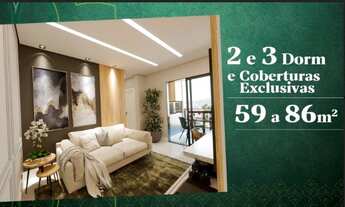Imagem 3: Apartamento por Cotas em SCP. Com 85 metros quadrados com 3 quartos e Varanda Gourme