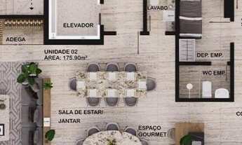 Imagem 3: ORIGAMI - Lançamento no Tirol c/ ´plantas de 176 a 194m²