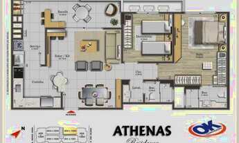 Imagem 6: Athenas Residence | Apartamento De 2 Dormitórios