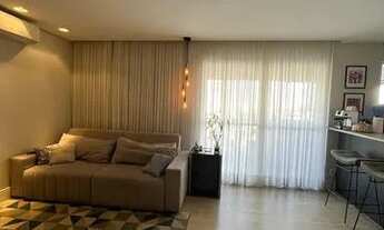 Imagem 7: Apartamento mobiliado para locação, com 1 suíte e sala ampliada, 1 vaga, edifício moderno