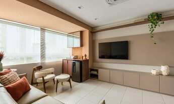 Imagem: RCR) Apartamento reformado na Madalena