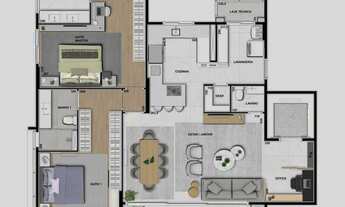 Imagem 7: Essential Cambuí, 3 suítes, 170m² - Campinas