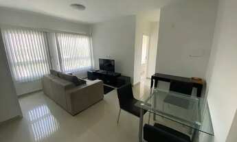 Imagem 2: Apartamento 01 dormitório mobiliado em Alphaville - andar alto