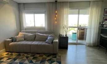 Imagem 4: Apartamento mobiliado para locação, com 1 suíte e sala ampliada, 1 vaga, edifício moderno