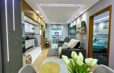 Imagem 2: Apartamento com 1 dorm, Real, Praia Grande - R$ 370 mil, Cod