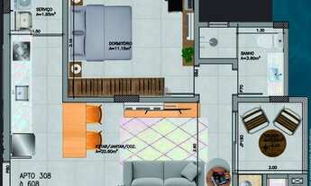 Imagem 7: FLORIANóPOLIS - Apartamento Padrão - Estreito