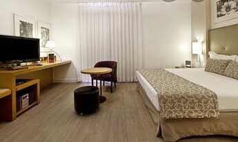 Imagem 2: Flat todo montado para aluguel e venda possui 25 metros quadrados com 1 quarto na região C