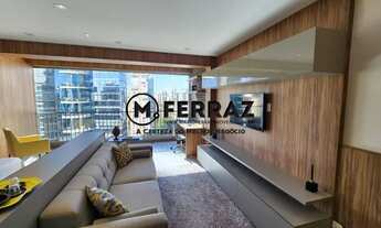 Imagem 2: Apartamento sofisticado de 55m², 1 suíte, 1 vaga e no coração do Itaim Bibi