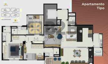 Imagem 6: Apartamento para Venda em Bauru, Vila Aviação, 3 dormitórios, 3 suítes, 4 banheiros, 2 vag