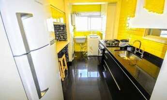 Imagem 4: Apartamento mobiliado com 1 dormitório para alugar, 57 m² por R$ 4.929/mês - Cambuí - Camp