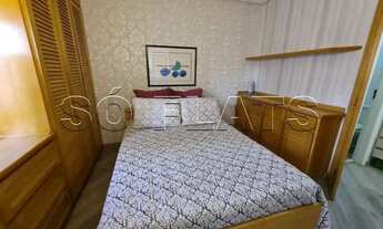 Imagem 5: Flat em Moema, andar alto, próximo a estações de Metrô e shopping. Locação imediata e sem