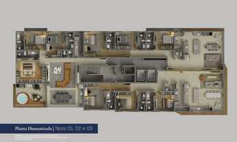 Imagem 5: Apartamento - 3 dormitórios - 3 Suítes - localizado em Porto Belo / Perequê REF: DW603356