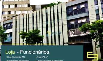 Imagem: Loja para alugar, 479 m² - Funcionários