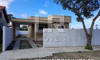 Imagem 1: Casa de 2 quartos e quintal amplo, no padrão moderno em ótimo acabamento *NI-03