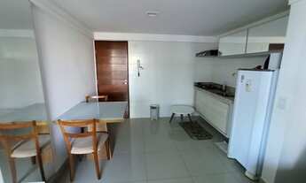 Imagem: Flat para aluguel mobiliado, vista mar