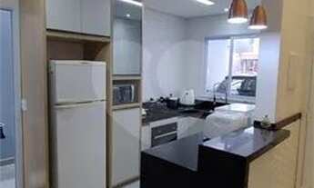 Imagem 7: Indaiatuba - Casa Condomínio Park Real 109 m2 - Sala com pé direito duplo 6m com Mezanino