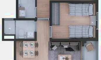 Imagem 7: Seu apartamento de 49m² a 66m² com opção de suíte, entrada parcelada e facilitada