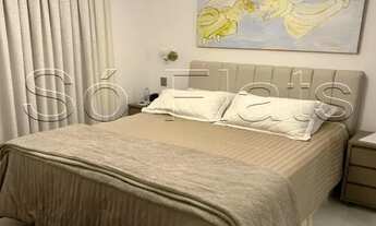 Imagem 5: Flat disponível para locação no The First Full, contendo 75m², 1 dormitório e 2 vagas de g