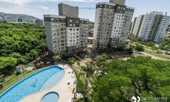 Imagem 2: Apartamento semi mobiliado para locação,no Jardim Carvalho com 01 box coberto e descobert