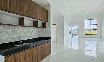 Imagem 3: Bacelar Imóveis vende casa nova, térrea no Alphaville 1, com 3 suítes