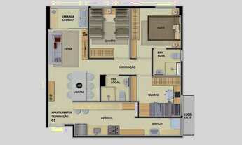 Imagem 5: Apto para Alugar Mobiliado no Cond. Alameda Park