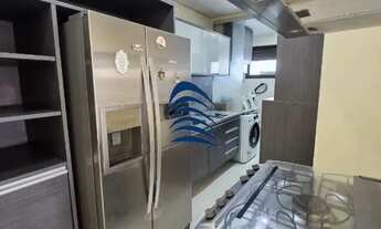 Imagem 7: Apartamento conta com três quartos, três banheiros, duas vagas de garagem, sala ampla, coz