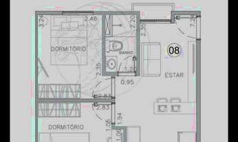 Imagem 6: Apartamento para venda com 42 metros quadrados com 2 quartos em Vila Palmeiras - São Paulo