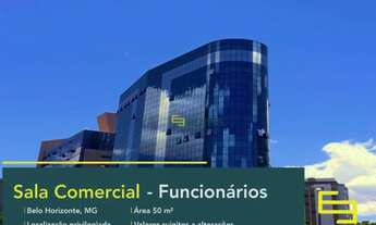 Imagem: Sala para alugar, 50 m² e 01 vaga - Funcionários