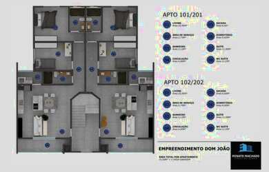 Imagem 7: Apartamento para venda com 75 metros quadrados com 2 quartos em Itajubá - Barra Velha - SC