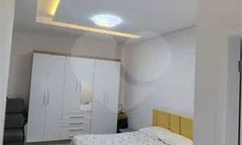 Imagem 5: Indaiatuba - Casa Condomínio Park Real 109 m2 - Sala com pé direito duplo 6m com Mezanino