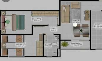 Imagem 2: Villa formosa Apartamento com 2 dormitórios