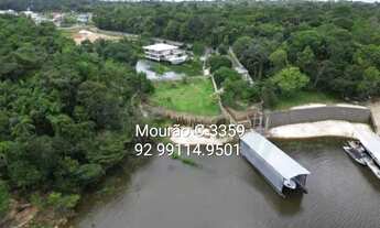 Imagem 4: Propriedade na Ponta Negra orla do Tarumã. Terreno 10.059m2, duplex com 600m2. Viveiro com