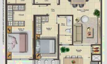 Imagem 6: Apartamento 02 dormitórios em Campinas, AM Construções
