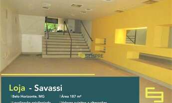 Imagem: Loja para alugar, 187 m² - Savassi - Belo