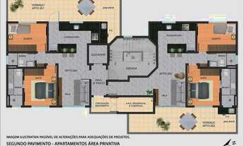 Imagem: Apartamento à venda, 2 quartos, 1 suíte