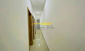 Imagem 2: Casa Nova a Venda- 124 metros 3 quartos 1 suite Churasqueira a Carvão Setor Faiçalville Go