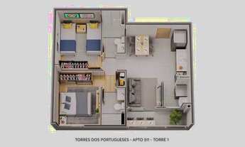 Imagem 2: 004 - APARTAMENTO PARA VENDA - COM SUITE - VISTA MAR